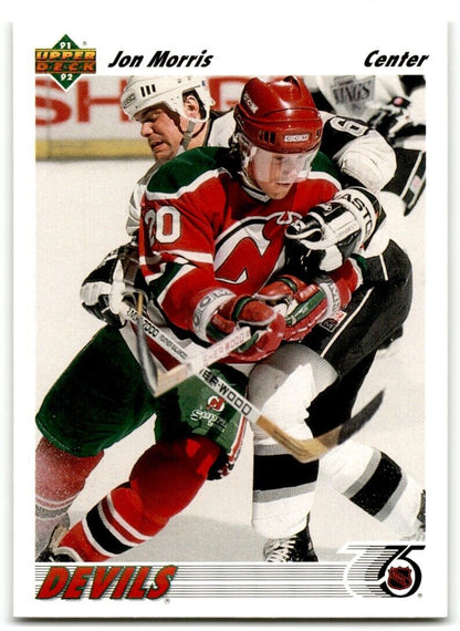 1991-92 Upper Deck Jon Morris New Jersey Devils #216