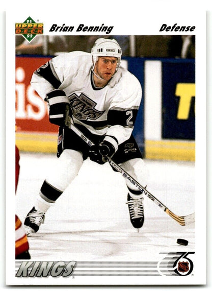 1991-92 Upper Deck Brian Benning Los Angeles Kings #415