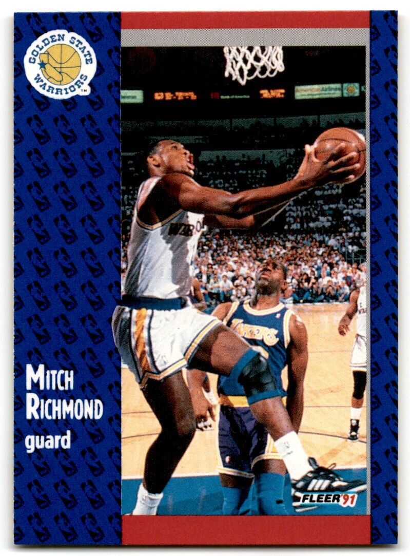 1991-92 Fleer Mitch Richmond Golden State Warriors #71