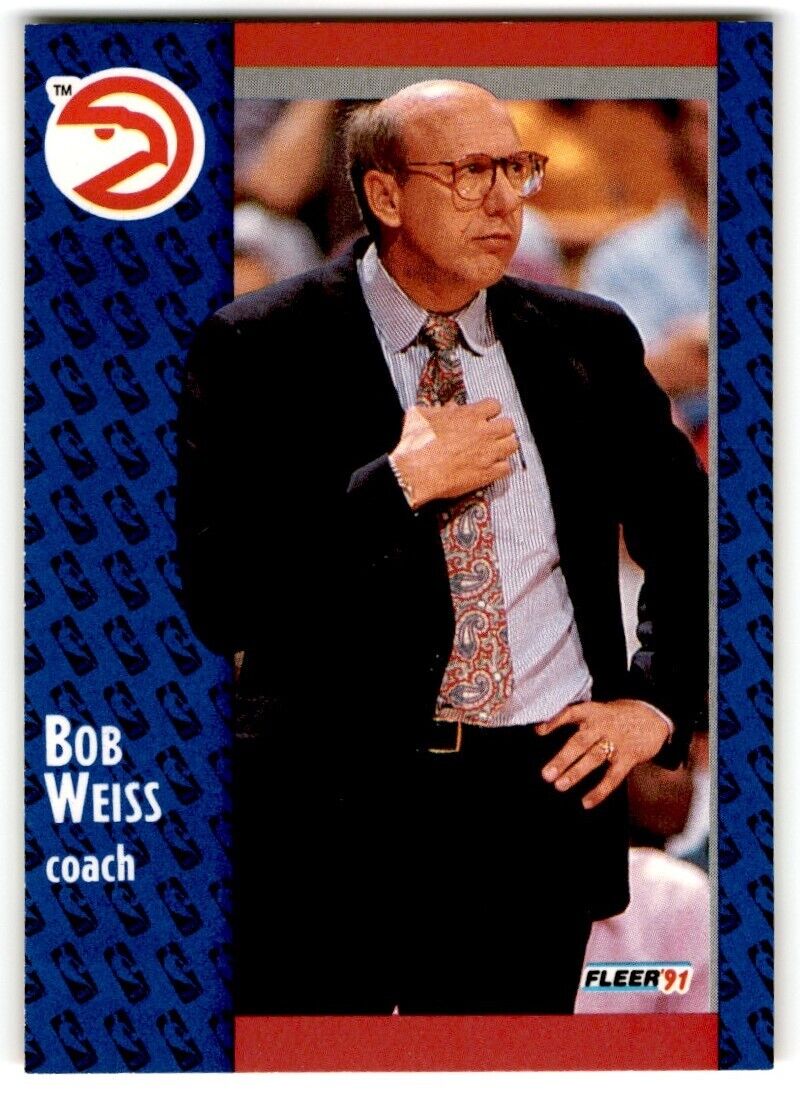 1991-92 Fleer Bob Weiss Atlanta Hawks #5