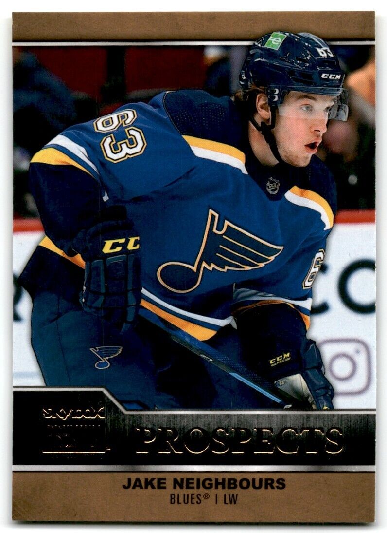 2021-22 Skybox Metal Universe Jake Neighbours Rookie St. Louis Blues #198