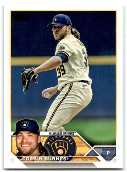 2023 Topps Corbin Burnes Milwaukee Brewers #225