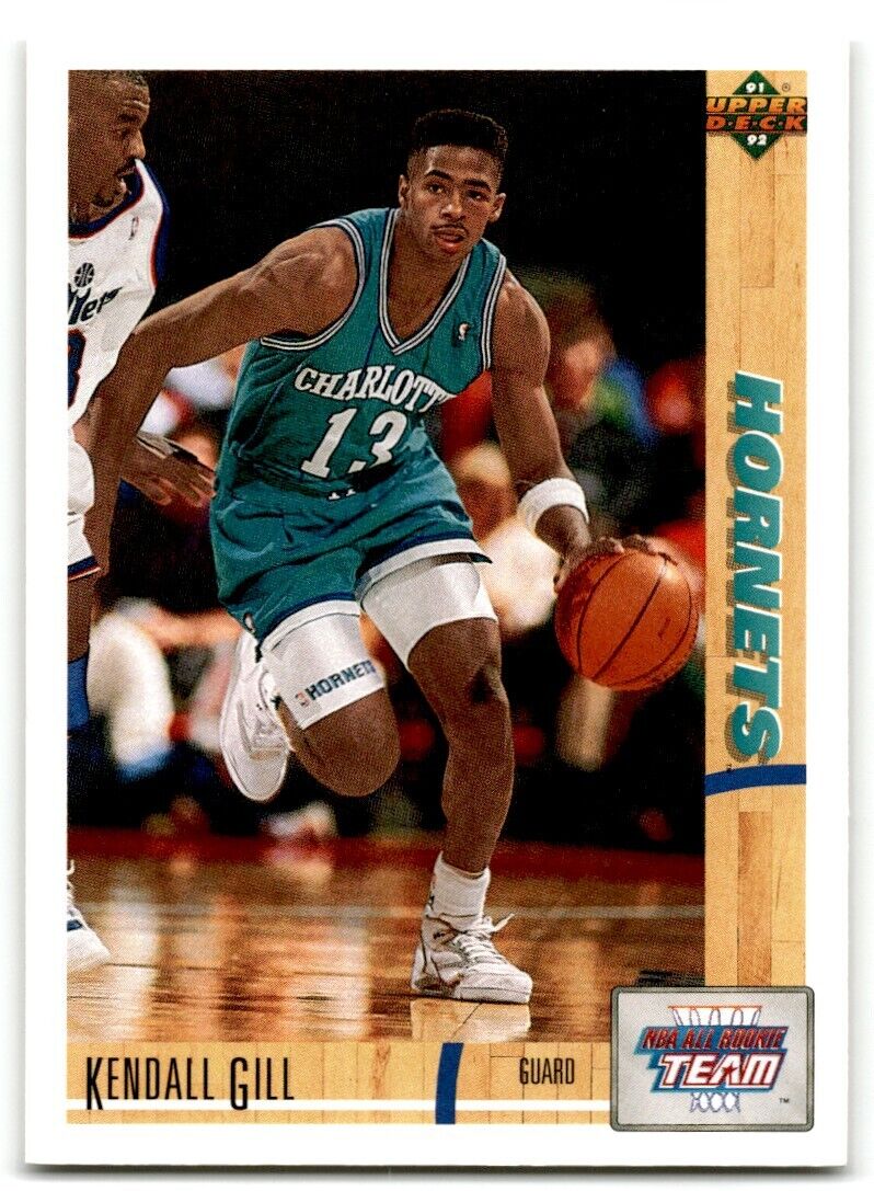 1991-92 Upper Deck Kendall Gill Charlotte Hornets #39