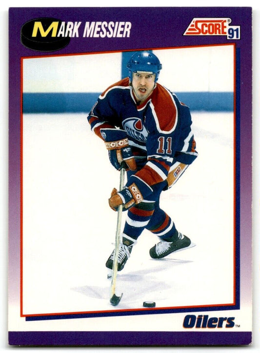 1991-92 Score American Mark Messier Edmonton Oilers #285