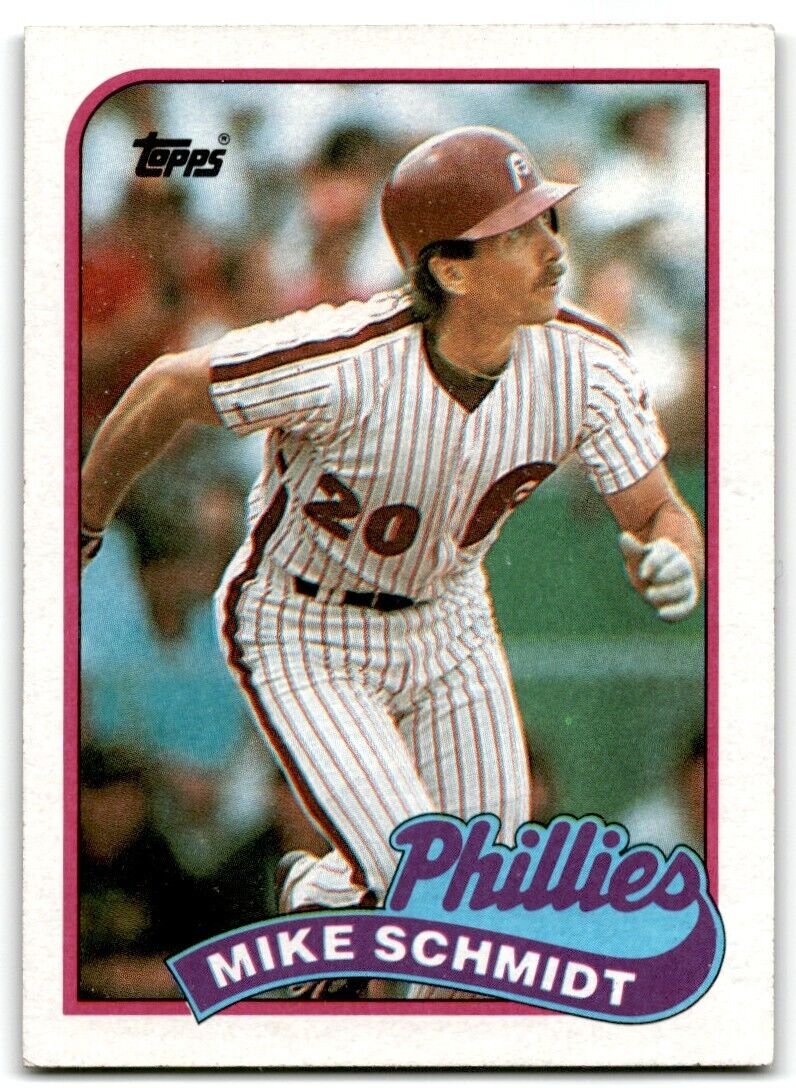 1989 Topps Mike Schmidt Philadelphia Phillies #100