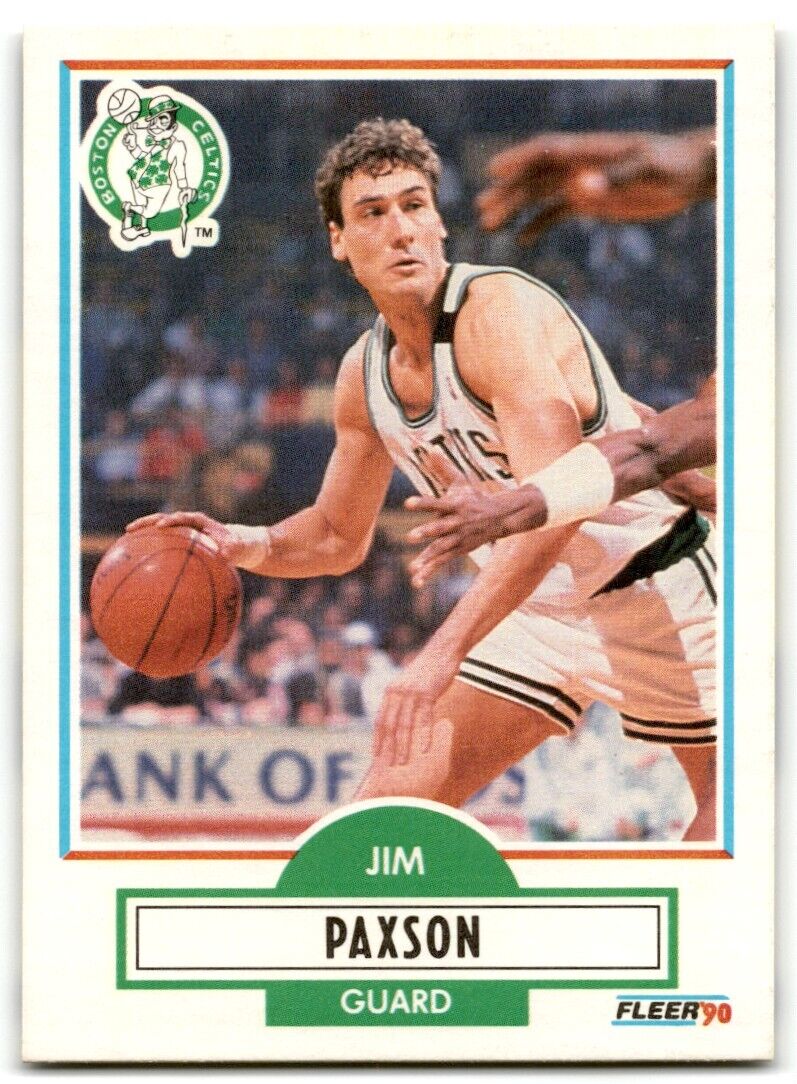 1990-91 Fleer Jim Paxson Boston Celtics #14