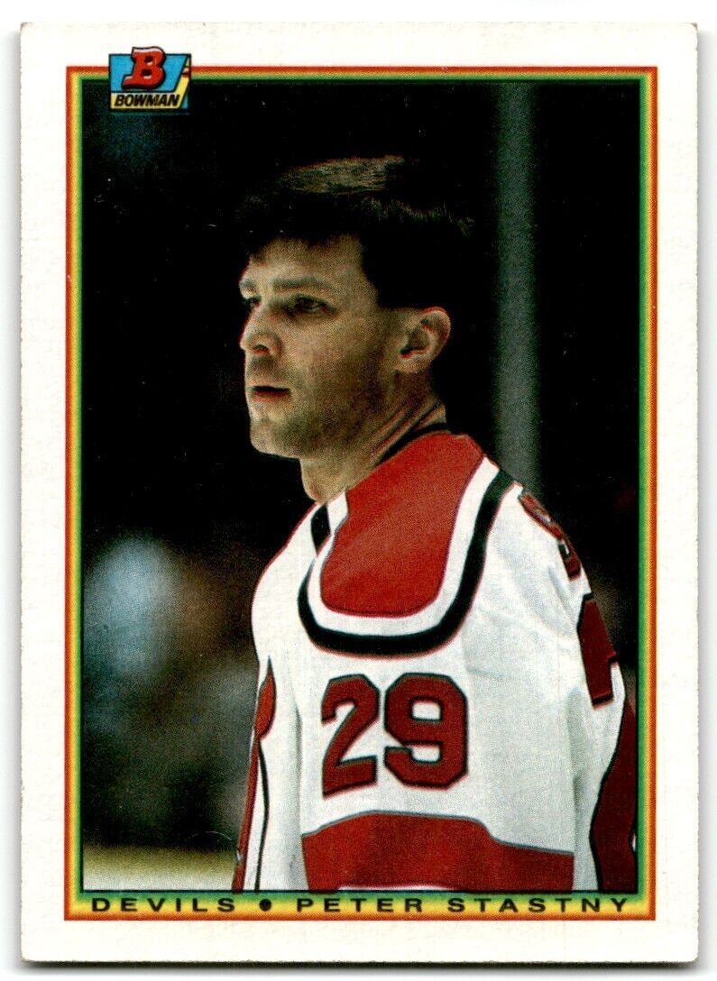 1990-91 Bowman Peter Stastny New Jersey Devils #86