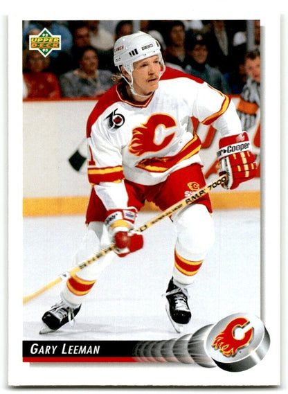 1992-93 Upper Deck Gary Leeman Calgary Flames #66