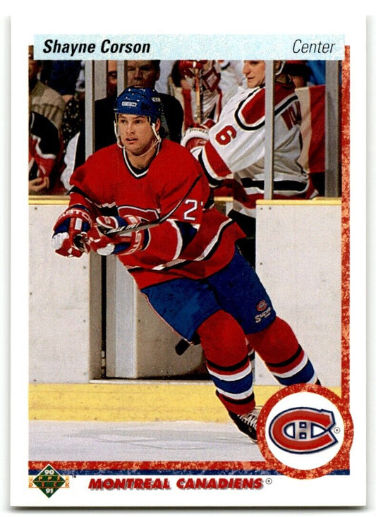 1990-91 Upper Deck Shayne Corson Montreal Canadiens #280