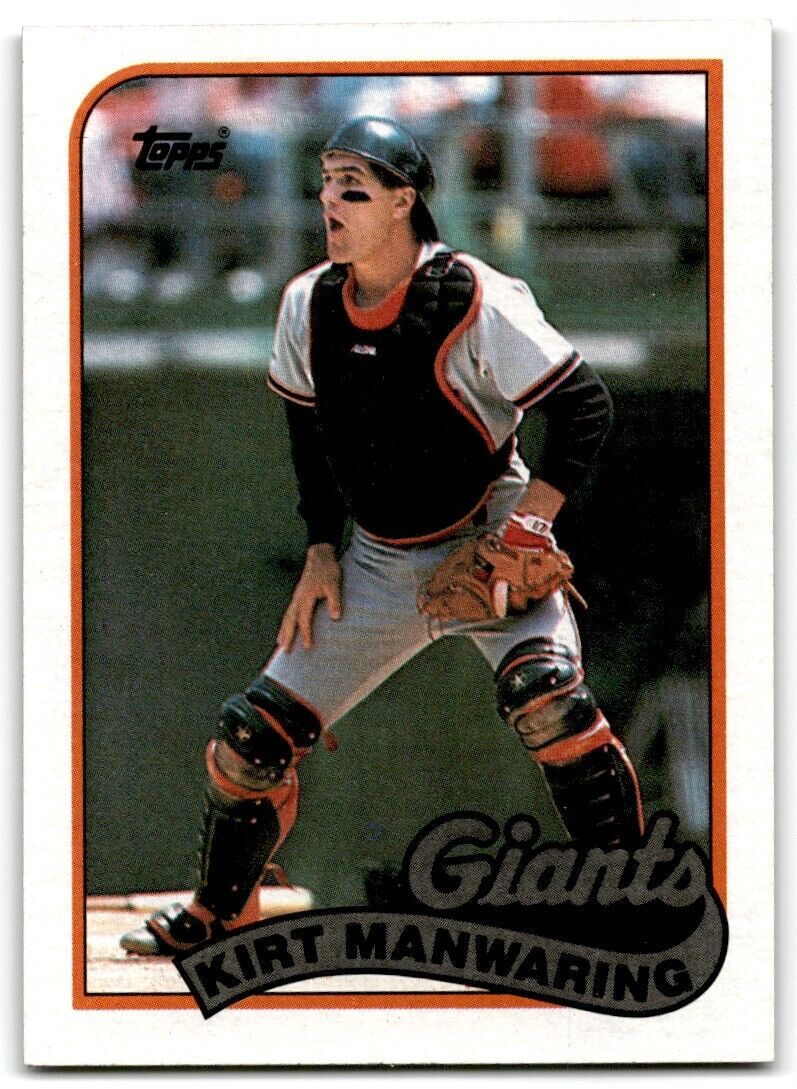 1989 Topps Kirt Manwaring San Francisco Giants #506