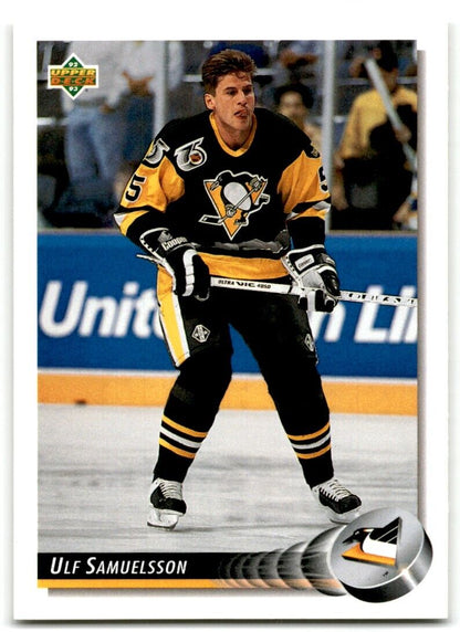 1992-93 Upper Deck Ulf Samuelsson Pittsburgh Penguins #189