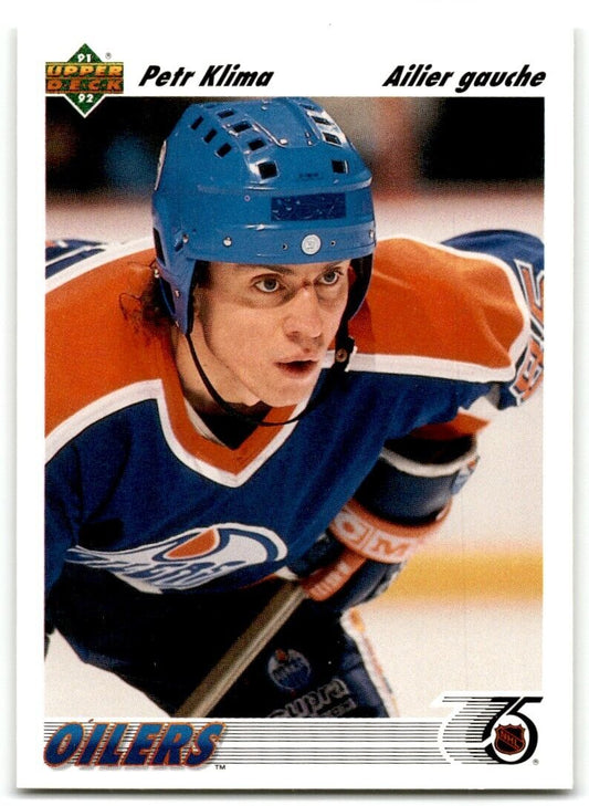 1991-92 Upper Deck Petr Klima Edmonton Oilers #111