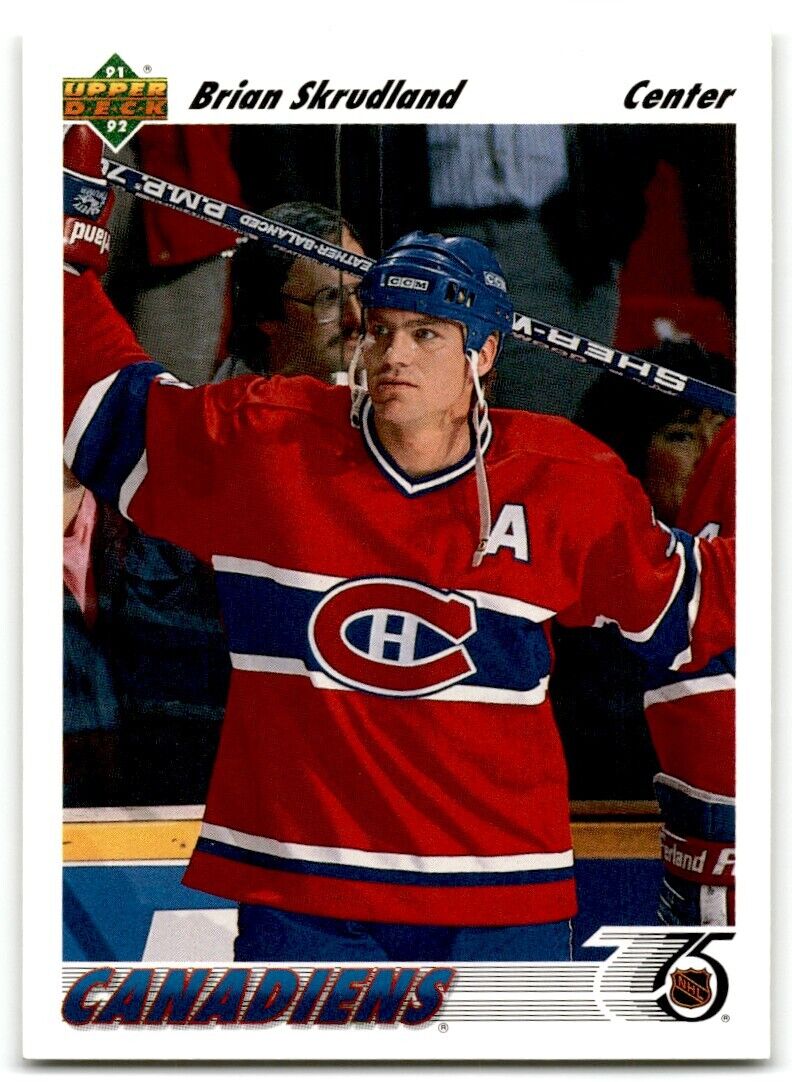 1991-92 Upper Deck Brian Skrudland Montreal Canadiens #422