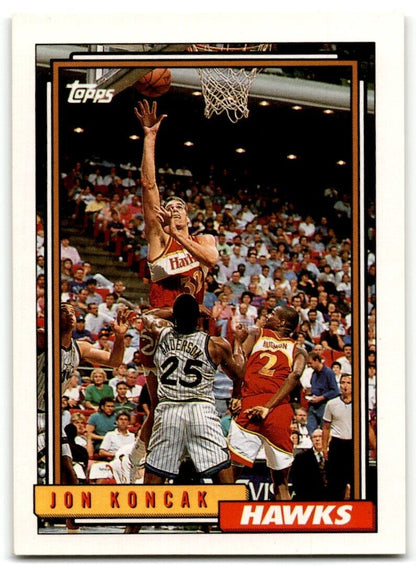 1992-93 Topps Jon Koncak Atlanta Hawks #78