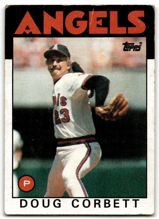 1986 Topps Doug Corbett California Angels #234