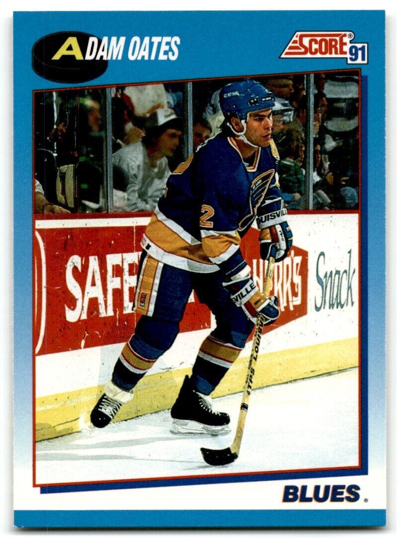 1991-92 Score Canadian Bilingual Adam Oates St. Louis Blues #458