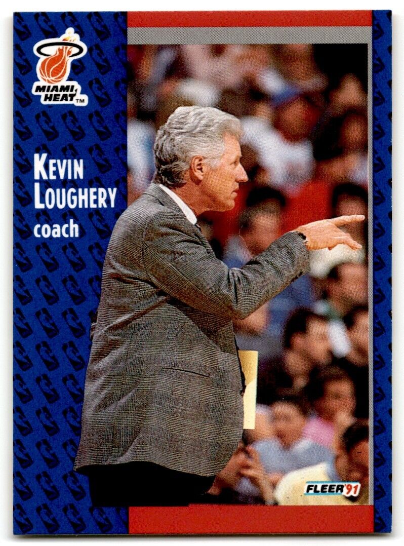 1991-92 Fleer Kevin Loughery Miami Heat #110