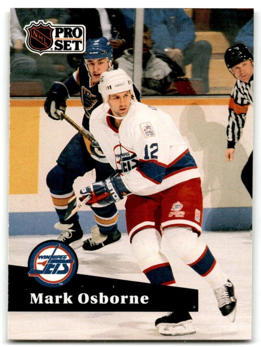 1991-92 Pro Set Mark Osborne Winnipeg Jets #270