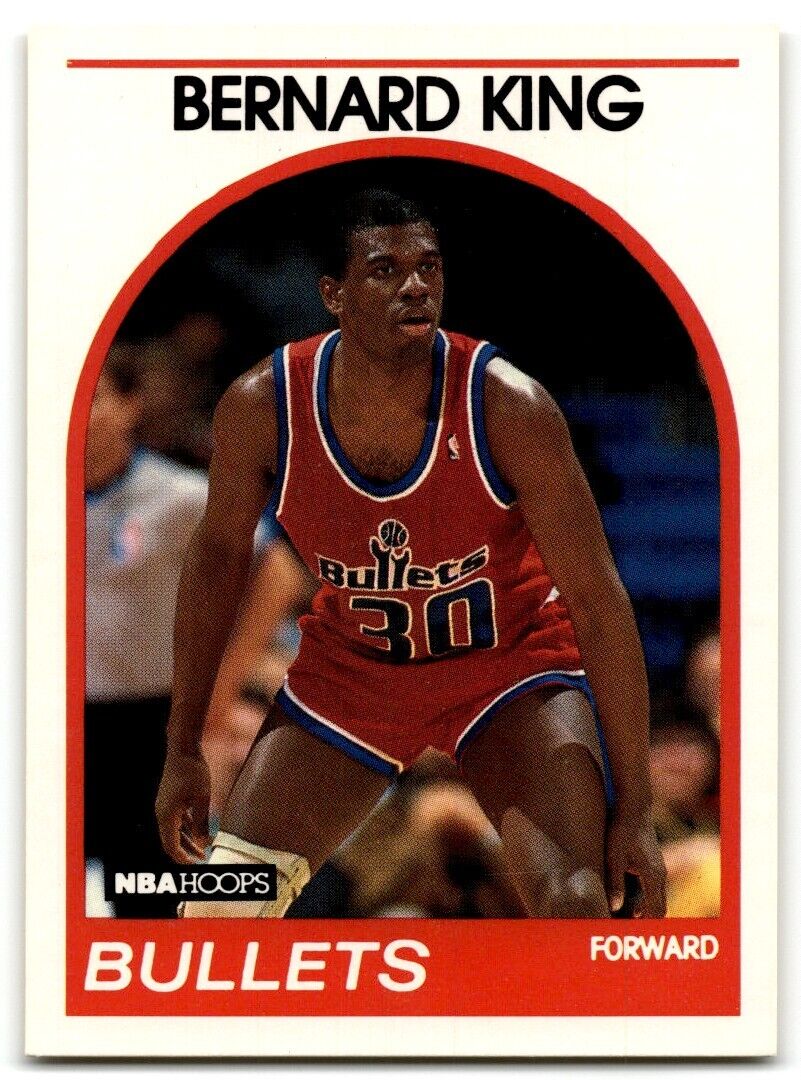 1989-90 Hoops Bernard King Washington Bullets #240