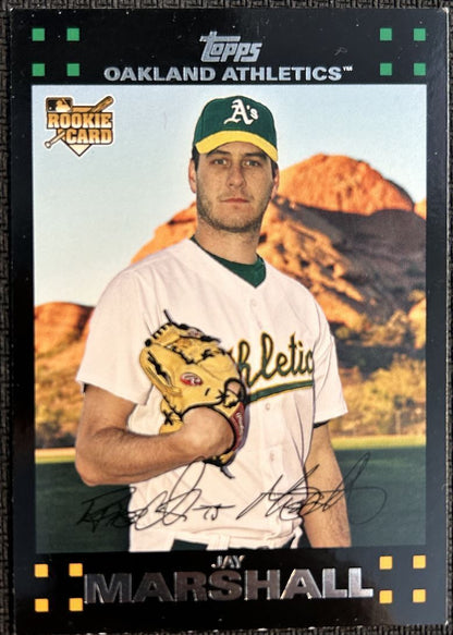 2007 Topps Jay Marshall Rookie Oakland Athletics #643