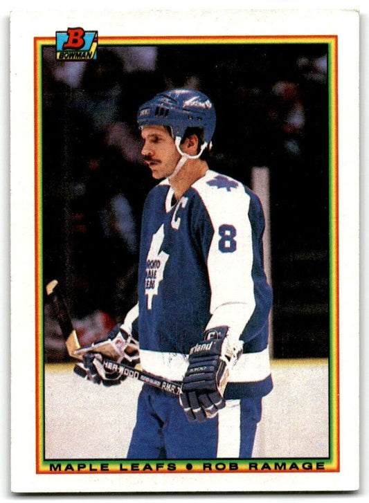 1990-91 Bowman Rob Ramage Toronto Maple Leafs #162