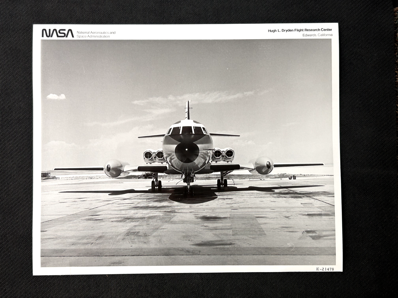 NASA Subsonic jet Photo on Kodak paper