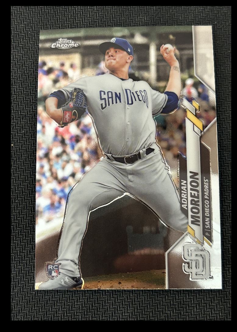 2020 Topps Chrome Adrian Morejon Rookie San Diego Padres #86