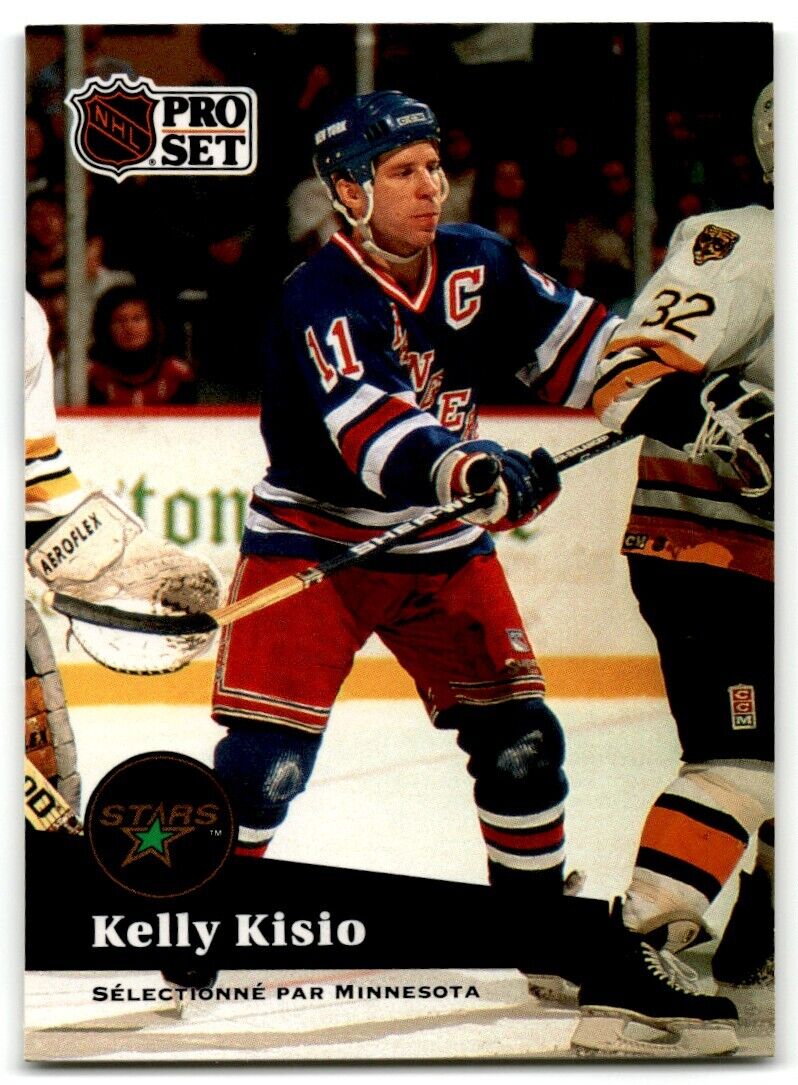 1991-92 Pro Set French Kelly Kisio Minnesota North Stars #168