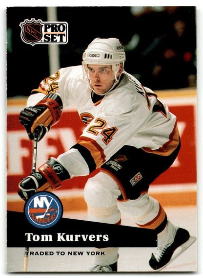 1991-92 Pro Set Tom Kurvers New York Islanders #244