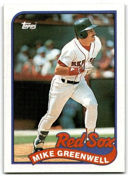 1989 Topps Mike Greenwell Boston Red Sox #630