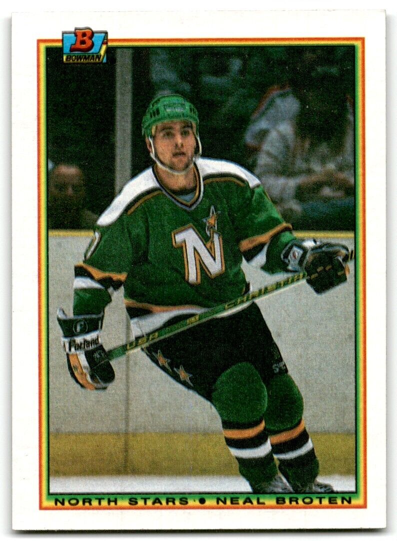 1990-91 Bowman Neal Broten Minnesota North Stars #178