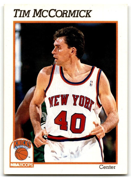 1991-92 Hoops Tim McCormick New York Knicks #402