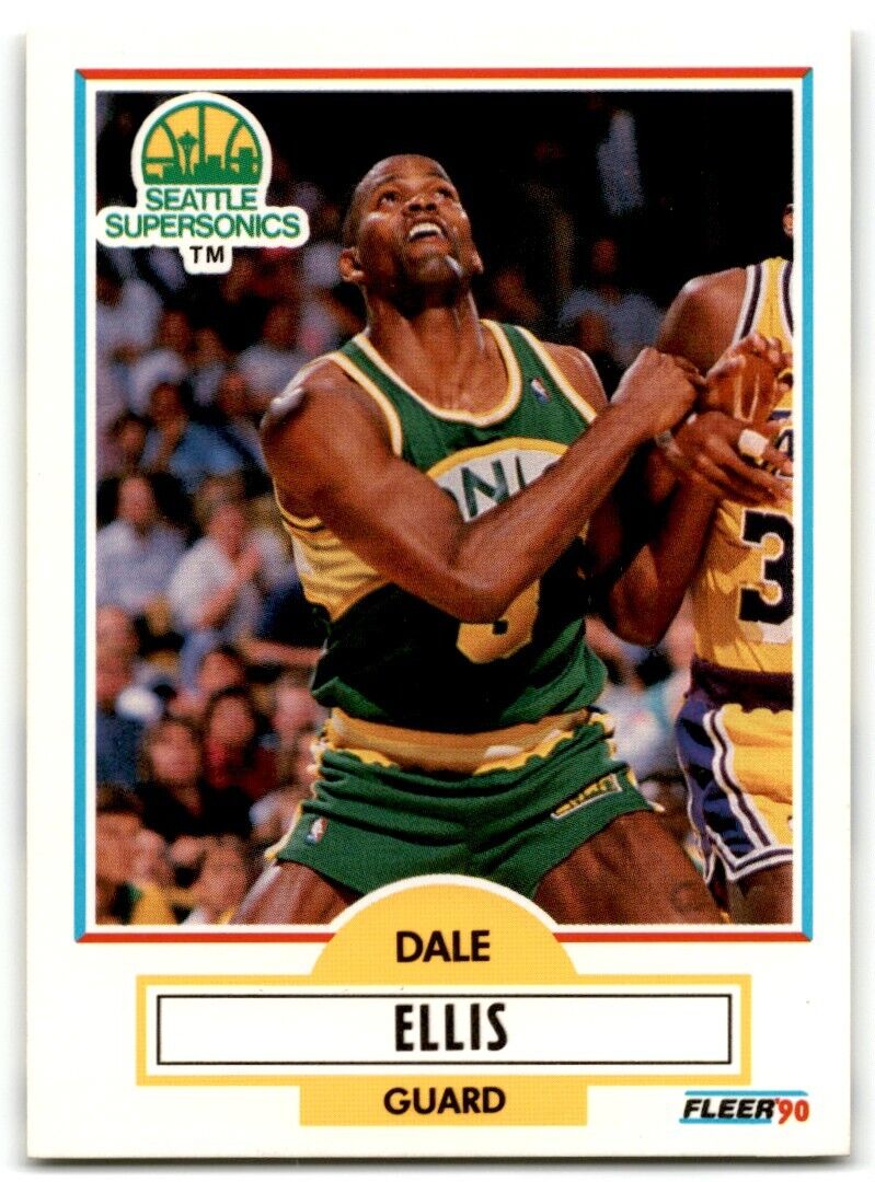 1990-91 Fleer Dale Ellis Seattle SuperSonics #177