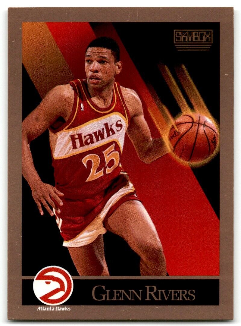 1990-91 SkyBox Glenn Rivers Atlanta Hawks #7