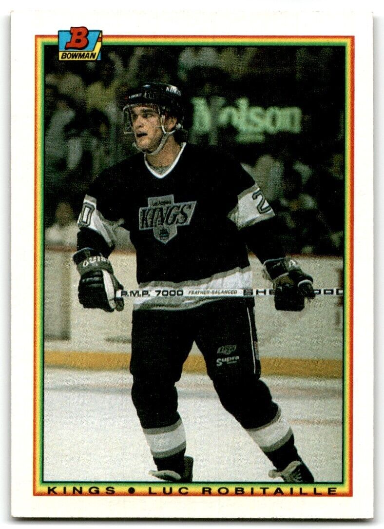 1990-91 Bowman Luc Robitaille Los Angeles Kings #152