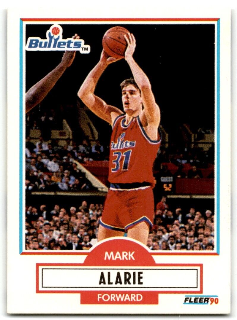 1990-91 Fleer Mark Alarie Washington Bullets #190