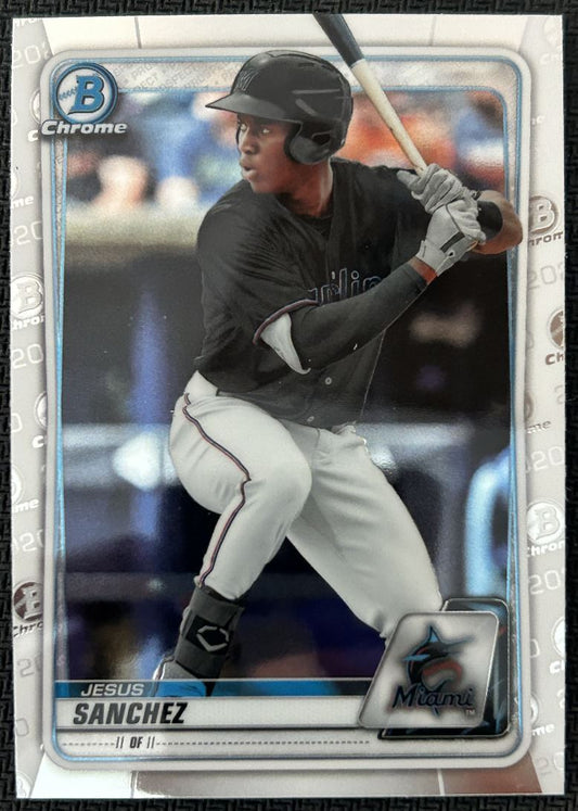 2020 Bowman Chrome Prospects Jesus Sanchez Miami Marlins #BCP-11