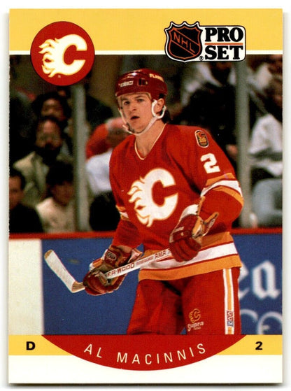 1990-91 Pro Set Al MacInnis Calgary Flames #35