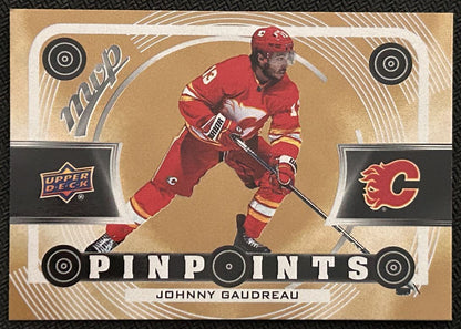 2022-23 Upper Deck MVP Pinpoints Johnny Gaudreau Calgary Flames #PP-16