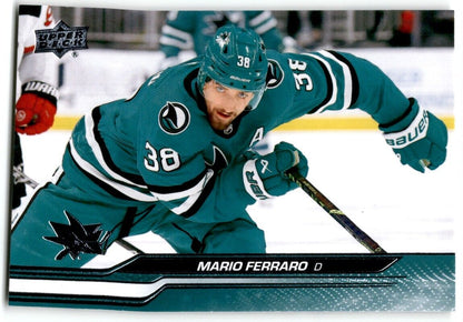 2023-24 Upper Deck Mario Ferraro San Jose Sharks #396