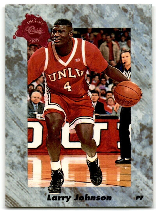 1991-92 Classic Larry Johnson Rookie UNLV Runnin' Rebels #149