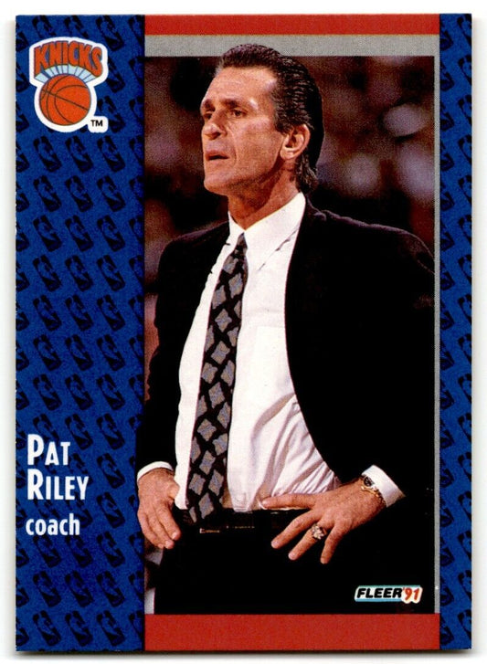 1991-92 Fleer Pat Riley New York Knicks #139