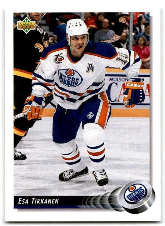 1992-93 Upper Deck Esa Tikkanen Edmonton Oilers #188