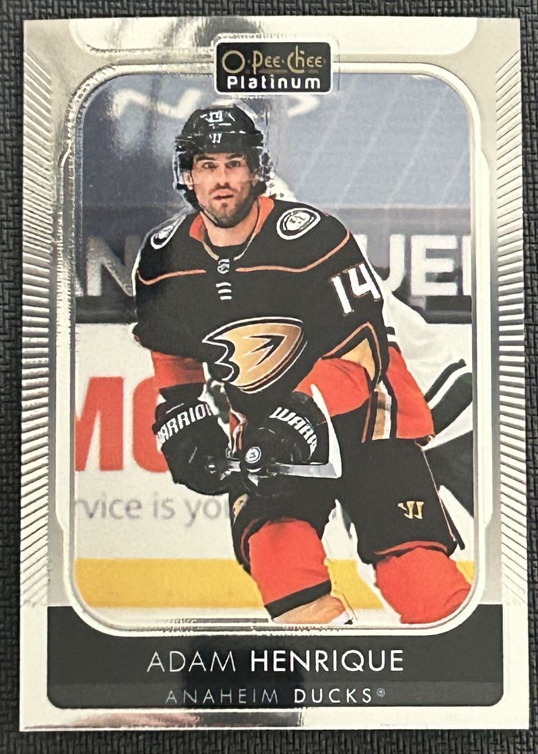 2021-22 O-Pee-Chee Platinum Adam Henrique Anaheim Ducks #88