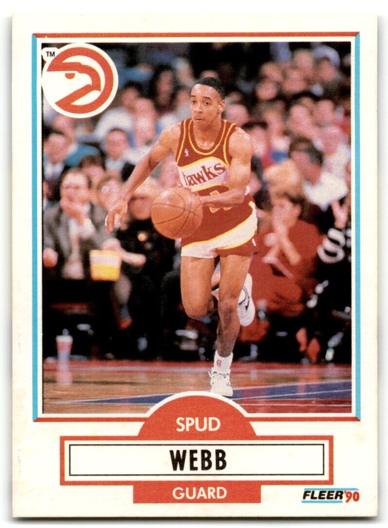 1990-91 Fleer Spud Webb Atlanta Hawks #5