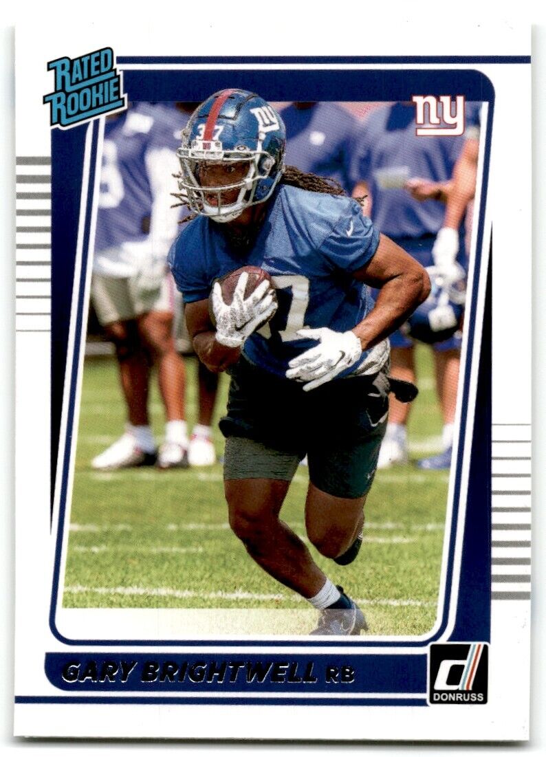 2021 Donruss Gary Brightwell Rookie New York Giants #313