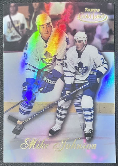 1998-99 Topps Gold Label Mike Johnson Toronto Maple Leafs #66