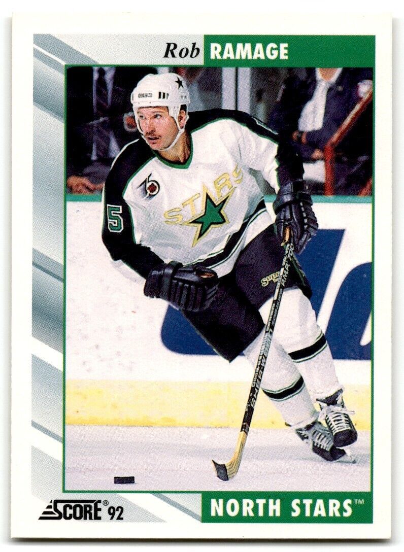 1992-93 Score Rob Ramage Minnesota North Stars #351