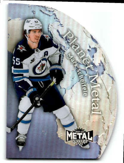 2021-22 Skybox Planet Metal Universe Mark Scheifele Winnipeg Jets #124