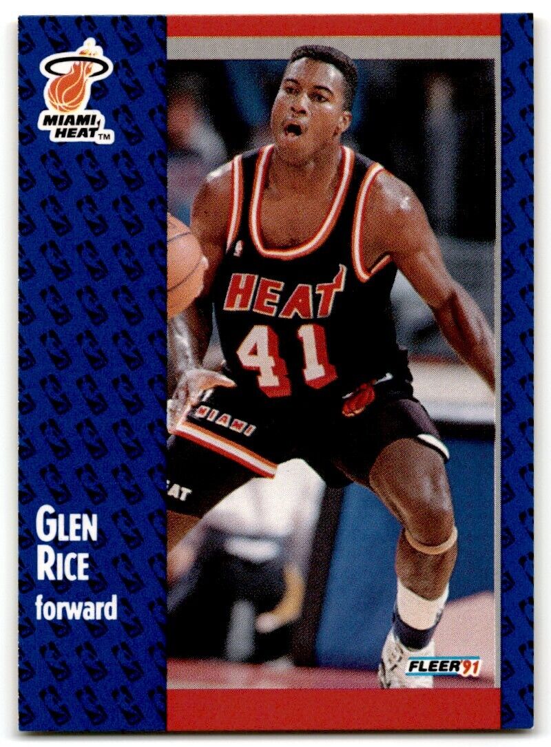 1991-92 Fleer Glen Rice Miami Heat #111